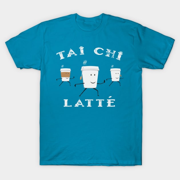 Chai (Tai) Tea (Chi) Latte T-Shirt by stevethomasart